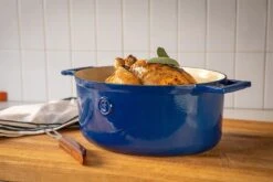 Saveur Selects Braadpan Ovaal Voyage - Classic Blue - ø 30 Cm - Geëmailleerde Anti-aanbaklaag -Keukenwinkel 1 2 16 scaled 1