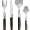 Jay Hill Bestekset Laguiole - Zwart - 16-delig / 4 Personen