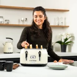 Westinghouse Retro Waterkoker + Broodrooster 4 Sleuven + Staafmixer - Wit -Keukenwinkel 1200x1200 193