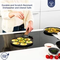 Westinghouse Pannenkoekpannenset Marble Wood - ø 26 En 28 Cm - Inductie En Alle Andere Warmtebronnen 12 Westinghouse Pannenkoekpannenset Marble Wood - ø 26 En 28 Cm - Inductie En Alle Andere Warmtebronnen -Keukenwinkel 1200x1200 92