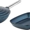 Westinghouse Pannenset Performance (Wokpan + Grillpan) ø 28 Cm - Blauw - Inductie En Alle Andere Warmtebronnen 2 Westinghouse Pannenset Performance (Wokpan + Grillpan) ø 28 Cm - Blauw - Inductie En Alle Andere Warmtebronnen -Keukenwinkel 1200x466