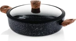 Westinghouse Pannenset Marble Wood (Braadpan + Hapjespan) ø 28 Cm - Inductie En Alle Andere Warmtebronnen -Keukenwinkel 1200x640