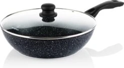 Westinghouse Pannenset Black Marble (Grillpan 28 Cm + Wokpan ø 30 Cm) - Inductie En Alle Andere Warmtebronnen -Keukenwinkel 1200x661 1