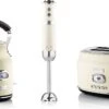 Westinghouse Retro Waterkoker + Broodrooster 2 Sleuven + Staafmixer - Wit -Keukenwinkel 1200x706