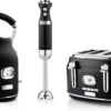 Westinghouse Retro Waterkoker + Broodrooster 4 Sleuven + Staafmixer - Zwart 1 Westinghouse Retro Waterkoker + Broodrooster 4 Sleuven + Staafmixer - Zwart -Keukenwinkel 1200x768 2
