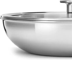 KitchenAid Wokpan - Multi-Ply RVS - ø 28 Cm / 3.6 Liter -Keukenwinkel 1200x999