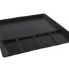 BBQ-bord / Fonduebord / Gourmetbord - 5 Vakken - Zwart - 24 X 24 Cm -Keukenwinkel 23472042 1