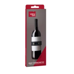 Vacu Vin Wijnthermometer - Snap - Grijs 9 Vacu Vin Wijnthermometer - Snap - Grijs -Keukenwinkel 3630360 Snap Thermometer Pack