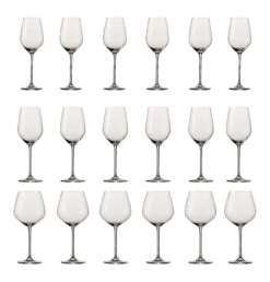 Schott Zwiesel Wijnglazen Fortissimo - Set 18 Delig - Witte En Rode Wijnglazen & Gin Tonic Glazen -Keukenwinkel 4001836085601 schott zwiesel fortissimo detail