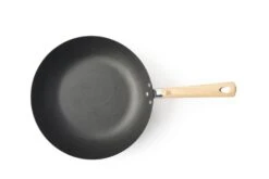 BK Wokpan Force - Carbon Steel - ø 30 Cm - Zonder Anti-aanbaklaag -Keukenwinkel 42ff24c651a0aed7ab9931c29c7a6c899fd9690f 144dpi BK Force CS ind Wok 30 Top