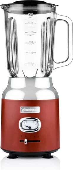 Westinghouse Retro Waterkoker + Broodrooster 4 Sleuven + Blender - Rood -Keukenwinkel 520x1200 4