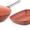 Westinghouse Pannenset Performance (Wokpan + Grillpan) ø 28 Cm - Rood - Inductie En Alle Andere Warmtebronnen 1 Westinghouse Pannenset Performance (Wokpan + Grillpan) ø 28 Cm - Rood - Inductie En Alle Andere Warmtebronnen -Keukenwinkel 550x238