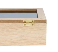 Sakura Tea Theedoos - Hout - 6-vaks - Met Fluweel - 24 X 16 Cm -Keukenwinkel 6 6 vaks 10