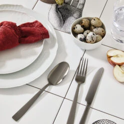 Sambonet Bestekset Flat - Zwart - 30 Delig / 6 Personen -Keukenwinkel 62712BN1 amb02