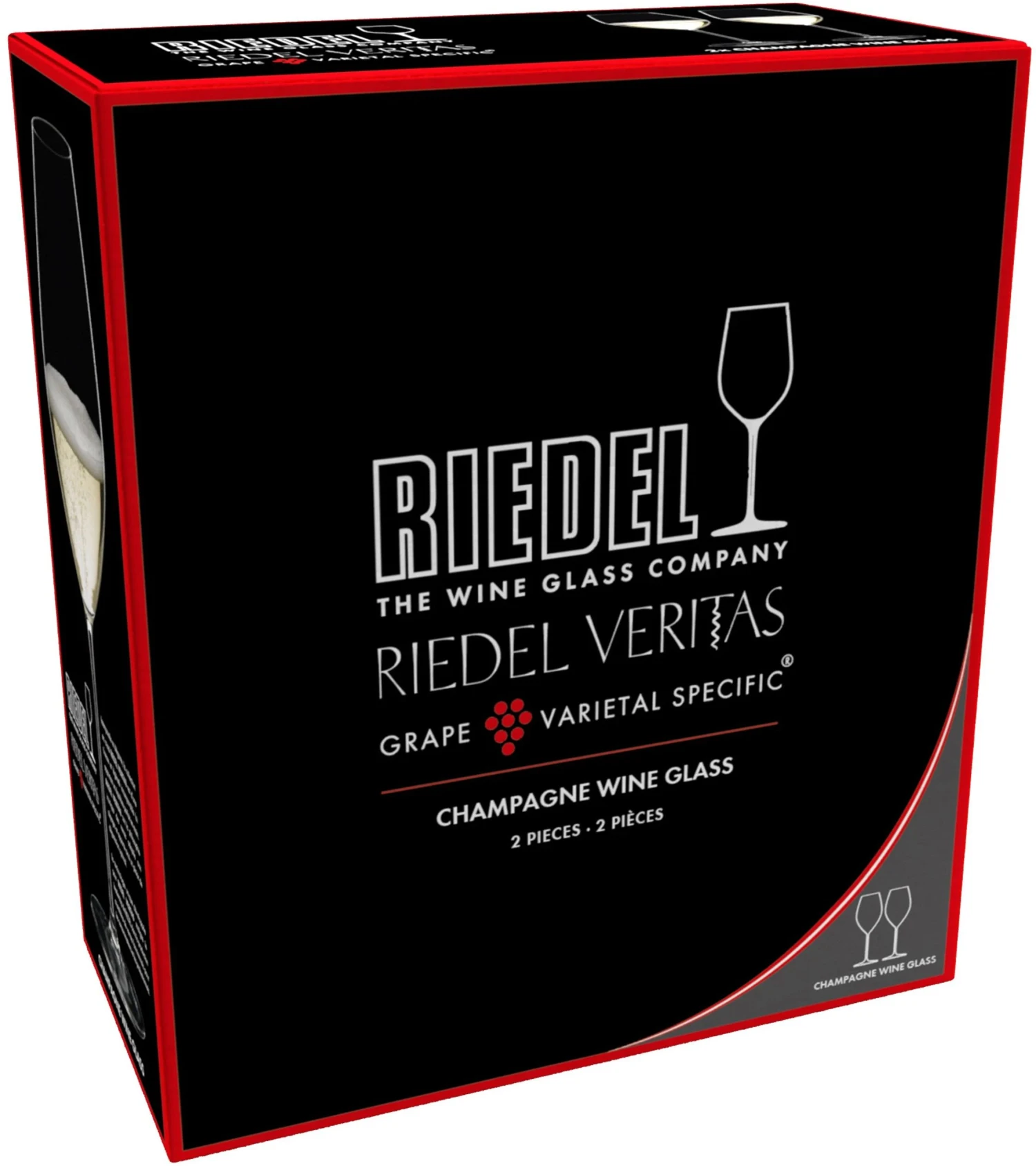 Riedel Champagne Glazen Veritas - 2 Stuks 8 Riedel Champagne Glazen Veritas - 2 Stuks - Afbeelding 6
