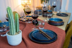 Cosy & Trendy Pizzabord / Onderbord Quintana Blue ø 33 Cm -Keukenwinkel 7 quintana 7 5