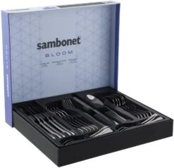 Sambonet Bestekset Bloom - RVS - Monoblock - 24 Delig / 6 Personen 14 Sambonet Bestekset Bloom - RVS - Monoblock - 24 Delig / 6 Personen -Keukenwinkel 8014808487606 6