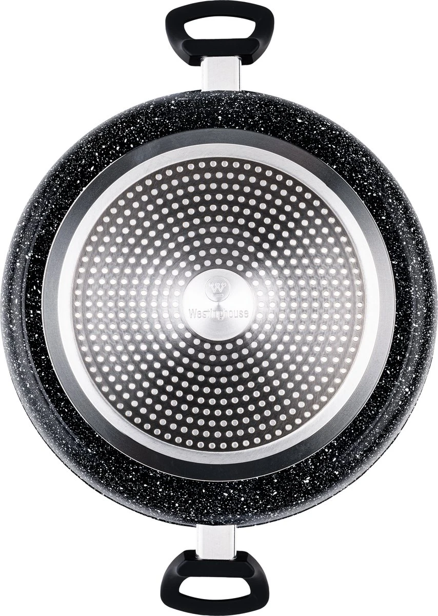 Westinghouse Kookpannenset Black Marble - ø 24 En 28 Cm - Inductie En Alle Andere Warmtebronnen 8 Westinghouse Kookpannenset Black Marble - ø 24 En 28 Cm - Inductie En Alle Andere Warmtebronnen - Afbeelding 6