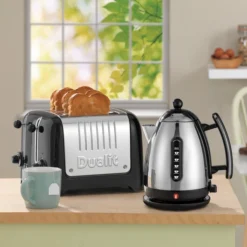 Dualit Broodrooster Lite - 4 Sleuven - Black - D46225 -Keukenwinkel 85957 lite jug kettle4 toaster 4 slot black lifestyle web