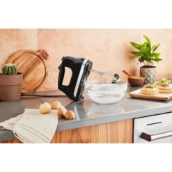 KitchenAid Handmixer - 6 Standen - Onyx Zwart - 5KHM6118EOB -Keukenwinkel 859711634760 2