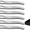Jay Hill Steakmessen Laguiole - Raw Black - RVS - 6 Stuks -Keukenwinkel 8720364453435