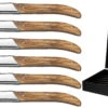 Jay Hill Steakmessen Laguiole - Olijfhout - 6 Stuks -Keukenwinkel 8720364453442