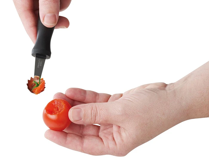 Westmark Tomatenontkroner Zwart 5 Westmark Tomatenontkroner Zwart - Afbeelding 3