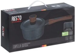 Resto Kitchenware Steelpan Capella - ø 16 Cm / 1.4 Liter - Standaard Anti-aanbaklaag -Keukenwinkel 93500.4260403579015.ver30