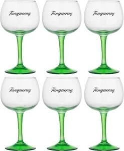 Tanqueray Gin Tonic Glazen - Groen - 6 Stuks -Keukenwinkel 988x1200