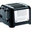 Dualit Broodrooster Lite - 4 Sleuven - Black - D46225 -Keukenwinkel D46225 001 Lite 4slot zwart 536mb