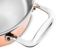 DUCQ Pannenset (Kookpan ø 18 / 20 / 20 Cm + Steelpan ø 16 Cm) + Deksels - Koper - 4 Delige Set -Keukenwinkel DUCQ handle 1 3