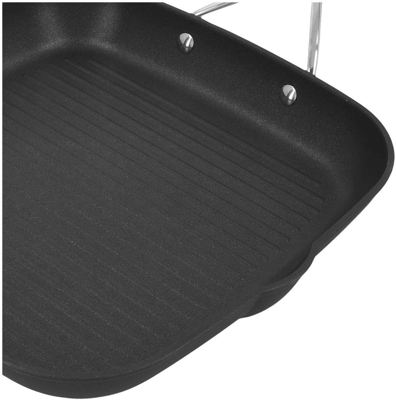 Demeyere Grillpan Alu Pro 5 - Duraslide Titanium 28 X 28 Cm - Standaard Anti-aanbaklaag 6 Demeyere Grillpan Alu Pro 5 - Duraslide Titanium 28 X 28 Cm - Standaard Anti-aanbaklaag - Afbeelding 4