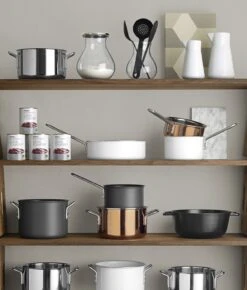 Eva Solo Kookpan White - ø 16 Cm / 2.5 Liter -Keukenwinkel EvaTrio Casseroles family 8