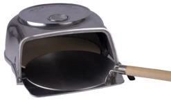 Fernus & Friends Pizza Oven - Voor Fornuis - Pure Polished Aluminium - Voor ø 26 Cm Pizza's -Keukenwinkel Fernus zilver 5a