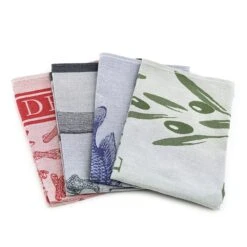 KOOK Theedoek Vintage Bestek Grijs 50 X 70 Cm -Keukenwinkel KOOK keukentextiel schorten ovenwanten 33 1