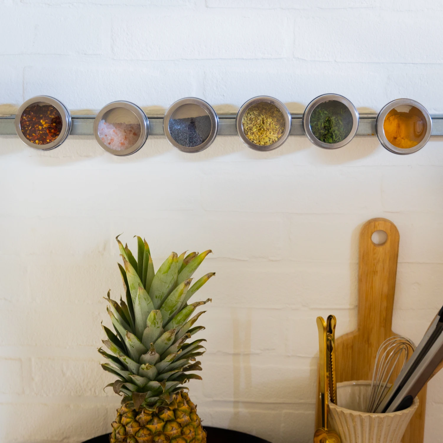 Blackwell Kruidenpotjes Magnetisch - Inclusief 6 Potjes - RVS 4 Blackwell Kruidenpotjes Magnetisch - Inclusief 6 Potjes - RVS - Afbeelding 2