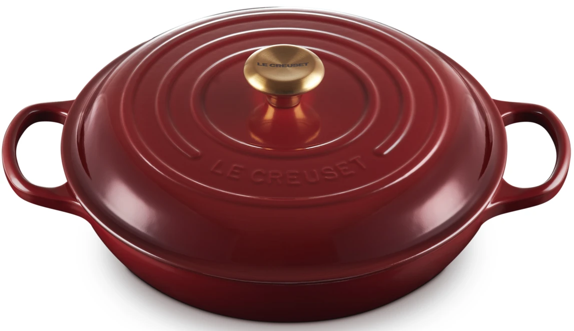 Le Creuset Braadpan Signature - Campagnard - Rhone - ø 30 Cm / 3.5 Liter 4 Le Creuset Braadpan Signature - Campagnard - Rhone - ø 30 Cm / 3.5 Liter - Afbeelding 2