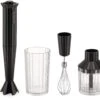 Alessi Staafmixer Set Plissé - Zwart - Michele De Lucchi - MDL10S B -Keukenwinkel MDL10S B A4 3500pxl