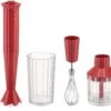 Alessi Staafmixer Set Plissé - Rood - Michele De Lucchi - MDL10S R -Keukenwinkel MDL10S R A4 3500pxl