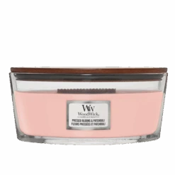 WoodWick Geurkaars Ellipse Pressed Blooms & Patchouli - 9 Cm / 19 Cm