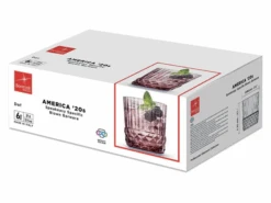 Bormioli Rocco Cocktailglazen / Whiskey Glazen / Waterglazen America 20's - Lilac Rose - 370 Ml - 6 Stuks -Keukenwinkel Productafbeeldingen CL 2022 12 09T140925.997