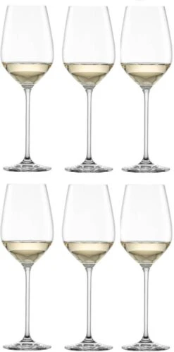Schott Zwiesel Wijnglazen Fortissimo - Set 18 Delig - Witte En Rode Wijnglazen & Gin Tonic Glazen -Keukenwinkel Schott Zwiesel Witte Wijnglazen Fortissimo 420 ml 6 Stuks