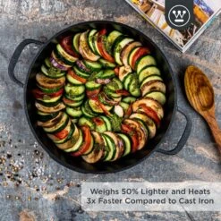 Westinghouse Hapjespan Performance - Blissful Black - ø 28 Cm / 4.1 Liter - Standaard Anti-aanbaklaag -Keukenwinkel WCCC0095L28BK 2