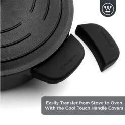 Westinghouse Hapjespan Performance - Blissful Black - ø 28 Cm / 4.1 Liter - Standaard Anti-aanbaklaag -Keukenwinkel WCCC0095L28BK 5