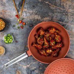 Westinghouse Wokpan Performance - Rebel Red - ø 28 Cm - Standaard Anti-aanbaklaag -Keukenwinkel WCCW0095028OR 14