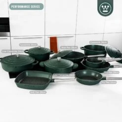 Westinghouse Koekenpan Performance - Gracious Green - ø 28 Cm - Standaard Anti-aanbaklaag 14 Westinghouse Koekenpan Performance - Gracious Green - ø 28 Cm - Standaard Anti-aanbaklaag -Keukenwinkel WCFP0095024SG 6 1