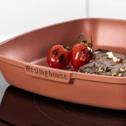 Westinghouse Grillpan Performance - Rebel Red - 28 X 28 Cm - Standaard Anti-aanbaklaag -Keukenwinkel WCFP0095G28OR 9