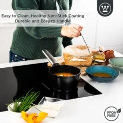 Westinghouse Steelpan Performance - Blissful Black - ø 18 Cm / 1.9 Liter 14 Westinghouse Steelpan Performance - Blissful Black - ø 18 Cm / 1.9 Liter -Keukenwinkel WCSP0095N18BK 4