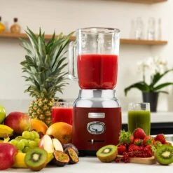 Westinghouse Blender Retro Collections - Cranberry Red - 1.5 Liter - WKBE221RD 11 Westinghouse Blender Retro Collections - Cranberry Red - 1.5 Liter - WKBE221RD -Keukenwinkel WKBE221RD Retro Table Blender 7