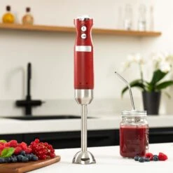 Westinghouse Staafmixer Retro Collections - 600 W - Cranberry Red - WKHBS270RD -Keukenwinkel WKHBS270RD Retro Hand Blender 7